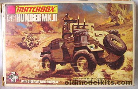 Matchbox 1/76 Humber Mk.II plastic model kit